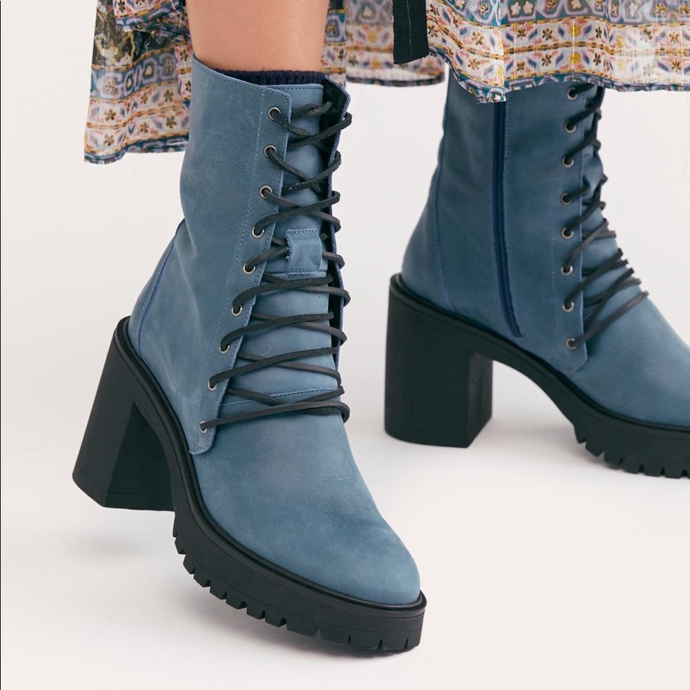 Free People Dylan Lace-Up Boots